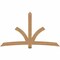 Ekena Millwork Davenport Timber Gable Bracket, Western Red Cedar, 96"W x 56"H x 3 1/2"D x 5 1/2"F, 14/12 Pitch GBW096X56X0406DAV00SWR - alternate 1